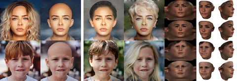 HairMapper: Removing Hair from Portraits Using GANs — research thumbnail